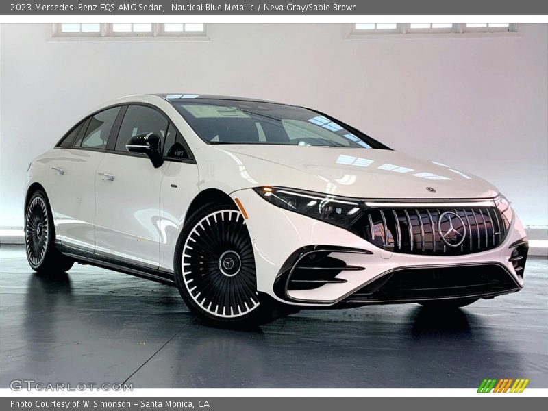 Front 3/4 View of 2023 EQS AMG Sedan