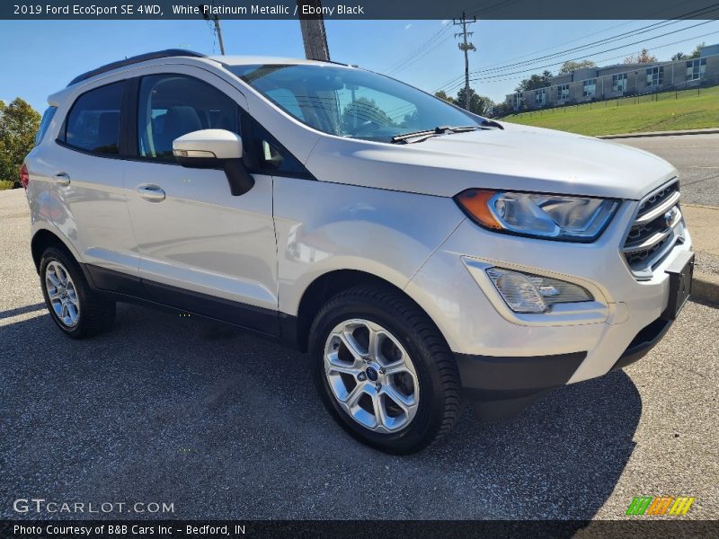  2019 EcoSport SE 4WD White Platinum Metallic