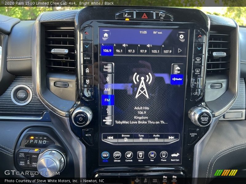 Controls of 2020 1500 Limited Crew Cab 4x4