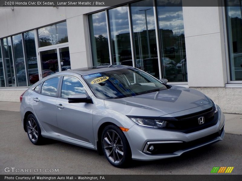 Front 3/4 View of 2020 Civic EX Sedan