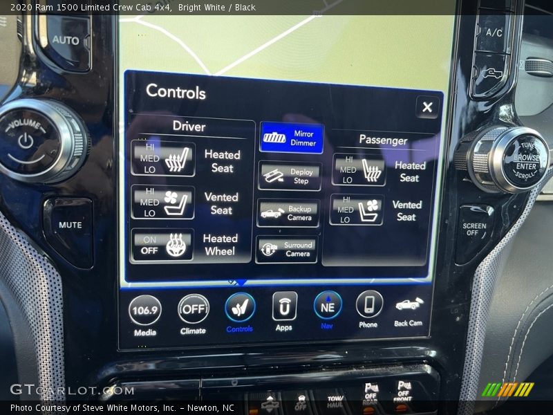 Bright White / Black 2020 Ram 1500 Limited Crew Cab 4x4