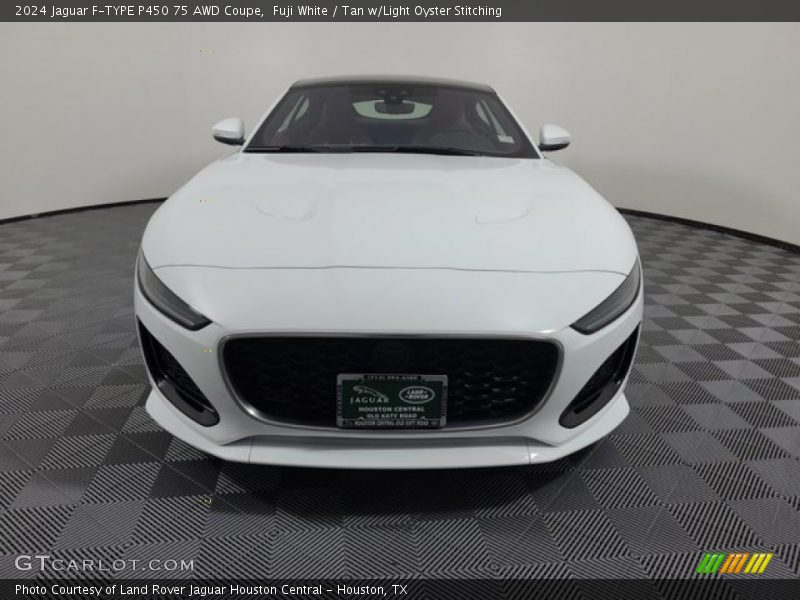 Fuji White / Tan w/Light Oyster Stitching 2024 Jaguar F-TYPE P450 75 AWD Coupe