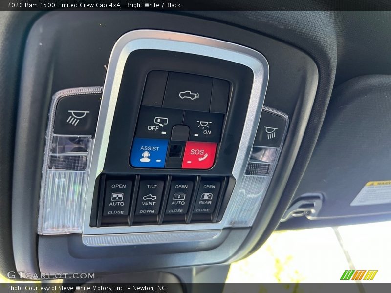 Bright White / Black 2020 Ram 1500 Limited Crew Cab 4x4