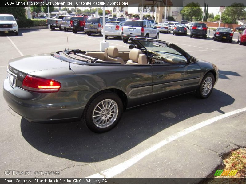 Graphite Metallic / Sandstone 2004 Chrysler Sebring LXi Convertible