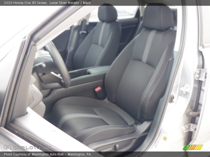 Lunar Silver Metallic / Black 2020 Honda Civic EX Sedan