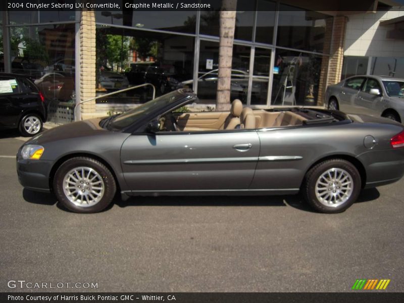 Graphite Metallic / Sandstone 2004 Chrysler Sebring LXi Convertible