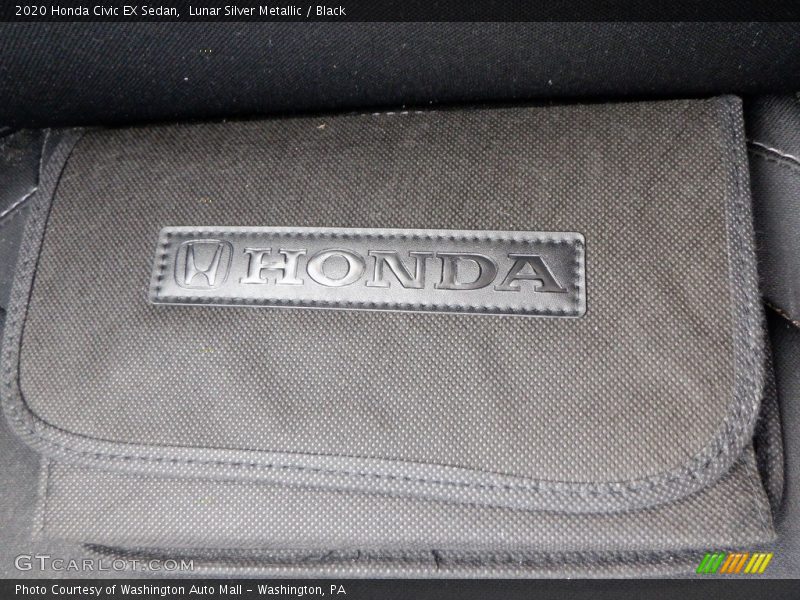 Lunar Silver Metallic / Black 2020 Honda Civic EX Sedan