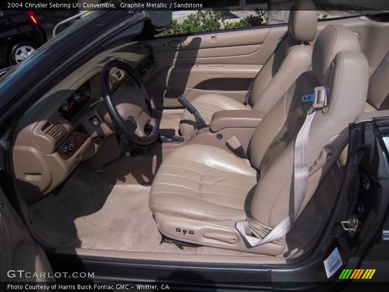 Graphite Metallic / Sandstone 2004 Chrysler Sebring LXi Convertible