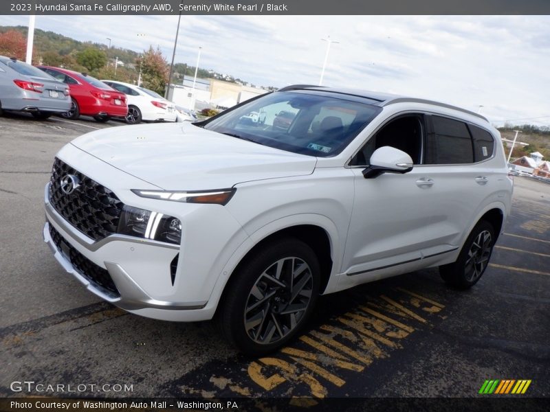 2023 Santa Fe Calligraphy AWD Serenity White Pearl