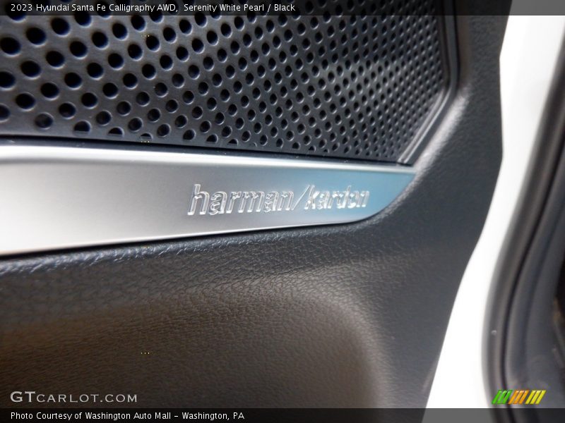 Serenity White Pearl / Black 2023 Hyundai Santa Fe Calligraphy AWD