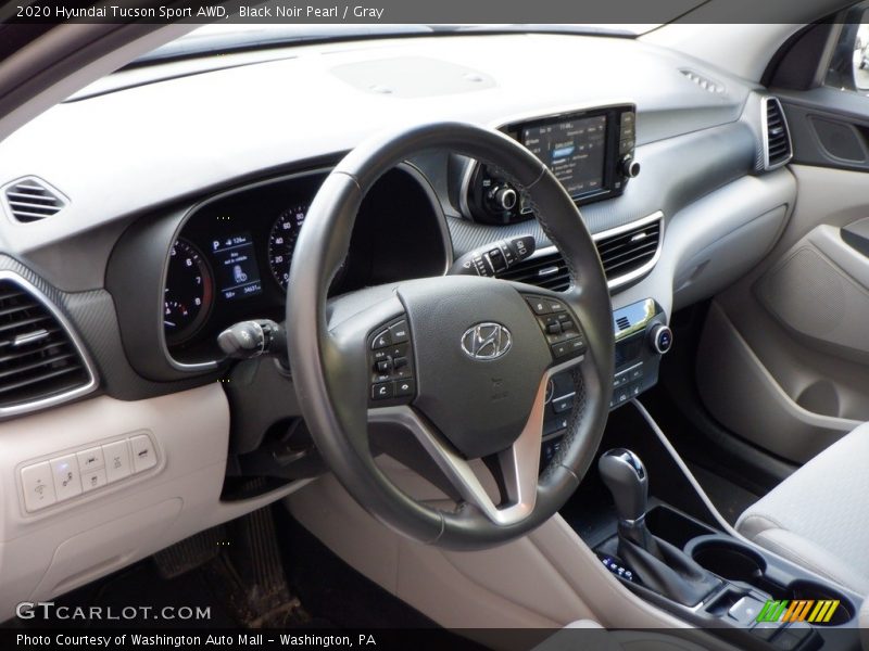 Black Noir Pearl / Gray 2020 Hyundai Tucson Sport AWD