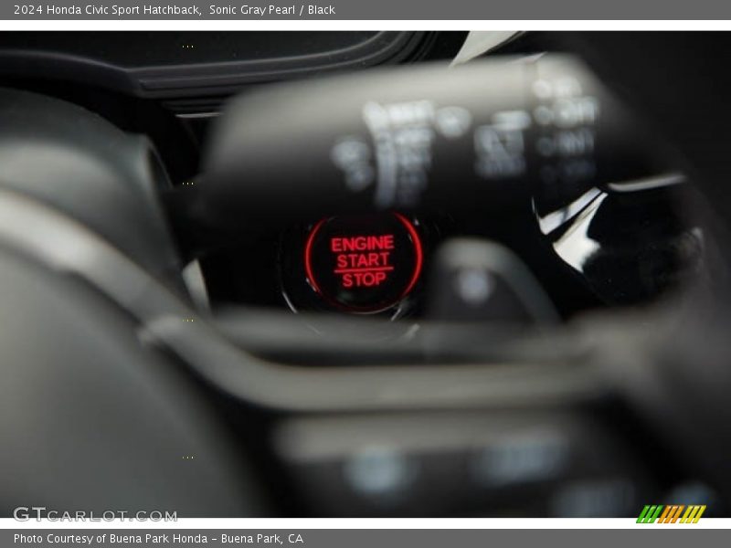 Sonic Gray Pearl / Black 2024 Honda Civic Sport Hatchback