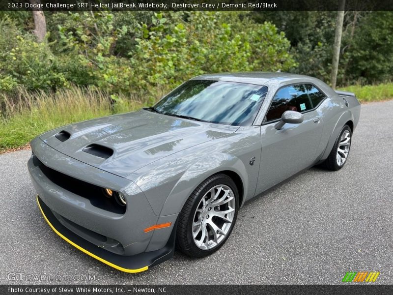 Destroyer Grey / Demonic Red/Black 2023 Dodge Challenger SRT Hellcat JailBreak Widebody