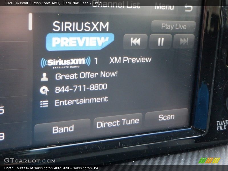 Black Noir Pearl / Gray 2020 Hyundai Tucson Sport AWD