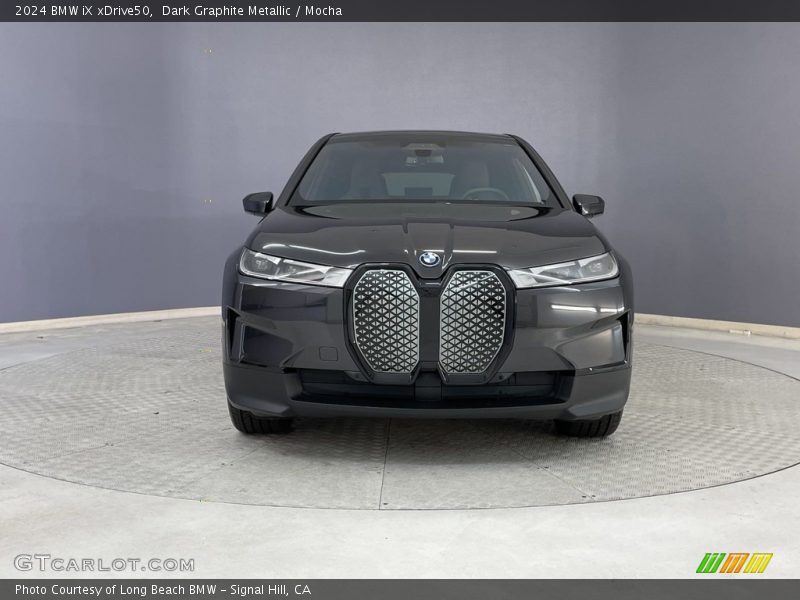 Dark Graphite Metallic / Mocha 2024 BMW iX xDrive50