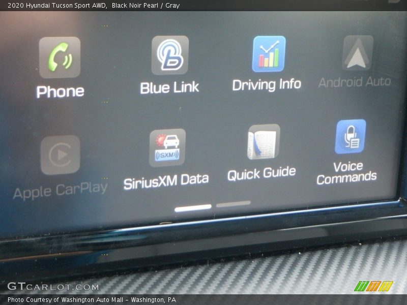 Black Noir Pearl / Gray 2020 Hyundai Tucson Sport AWD