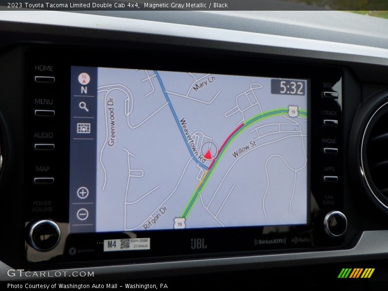 Navigation of 2023 Tacoma Limited Double Cab 4x4
