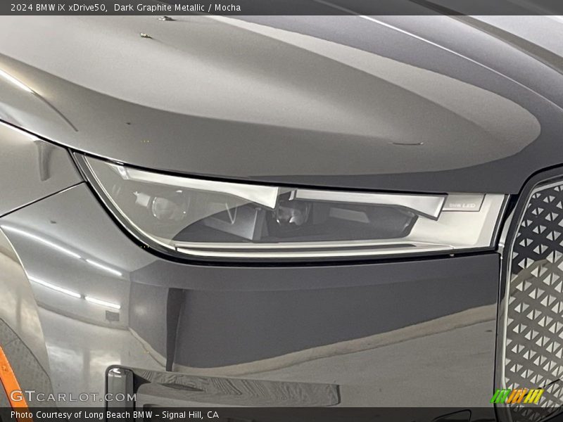 Dark Graphite Metallic / Mocha 2024 BMW iX xDrive50