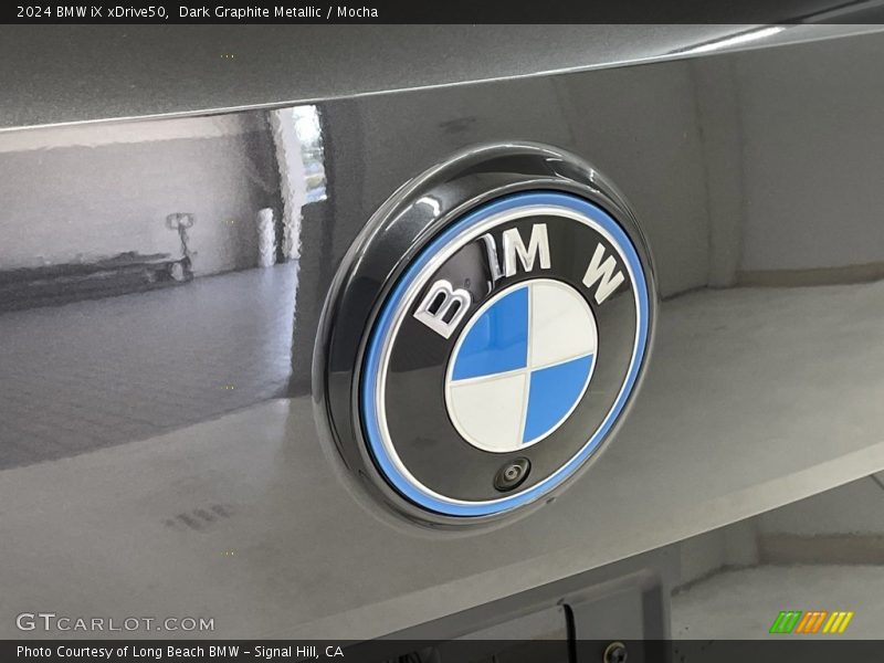 Dark Graphite Metallic / Mocha 2024 BMW iX xDrive50