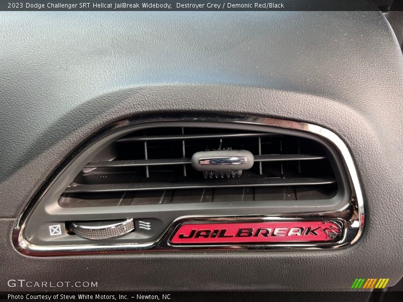 Destroyer Grey / Demonic Red/Black 2023 Dodge Challenger SRT Hellcat JailBreak Widebody