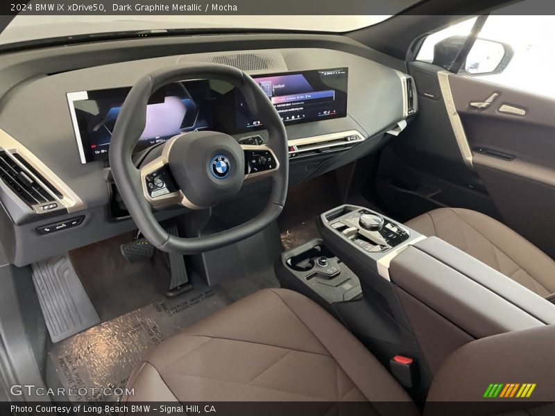  2024 iX xDrive50 Mocha Interior
