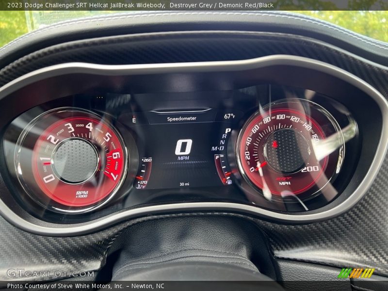  2023 Challenger SRT Hellcat JailBreak Widebody SRT Hellcat JailBreak Widebody Gauges