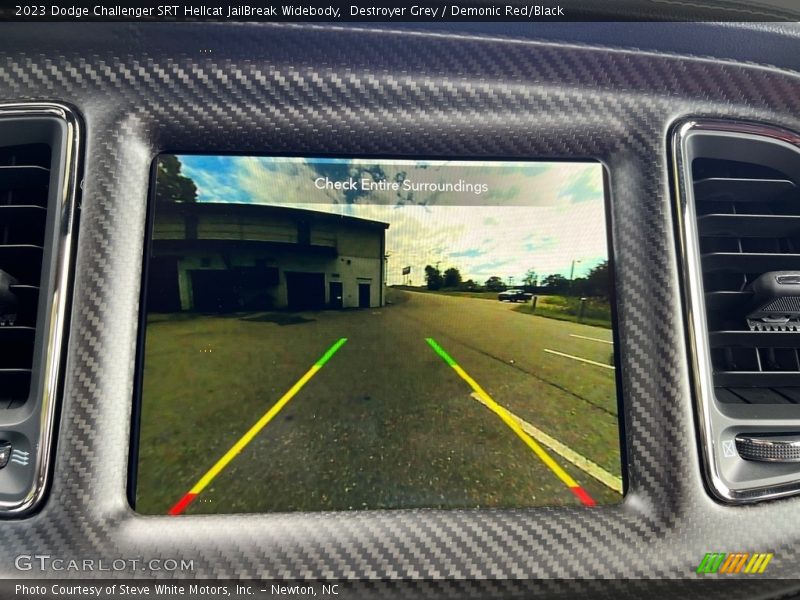 Destroyer Grey / Demonic Red/Black 2023 Dodge Challenger SRT Hellcat JailBreak Widebody