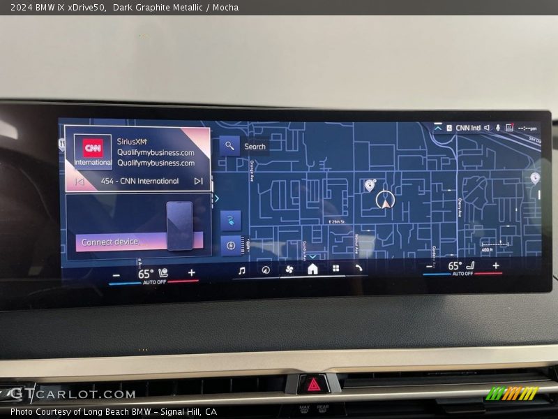 Navigation of 2024 iX xDrive50