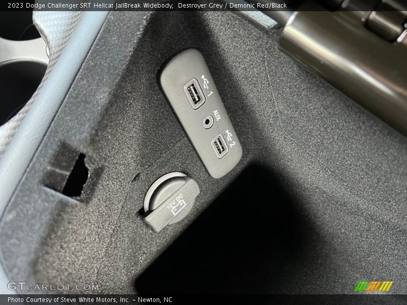 Destroyer Grey / Demonic Red/Black 2023 Dodge Challenger SRT Hellcat JailBreak Widebody