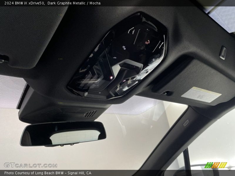 Dark Graphite Metallic / Mocha 2024 BMW iX xDrive50