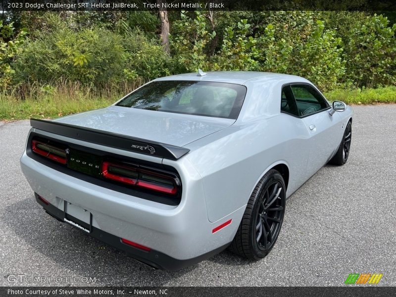 Triple Nickel Metallic / Black 2023 Dodge Challenger SRT Hellcat JailBreak