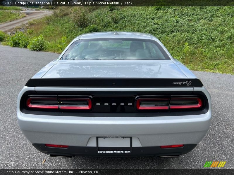 Triple Nickel Metallic / Black 2023 Dodge Challenger SRT Hellcat JailBreak