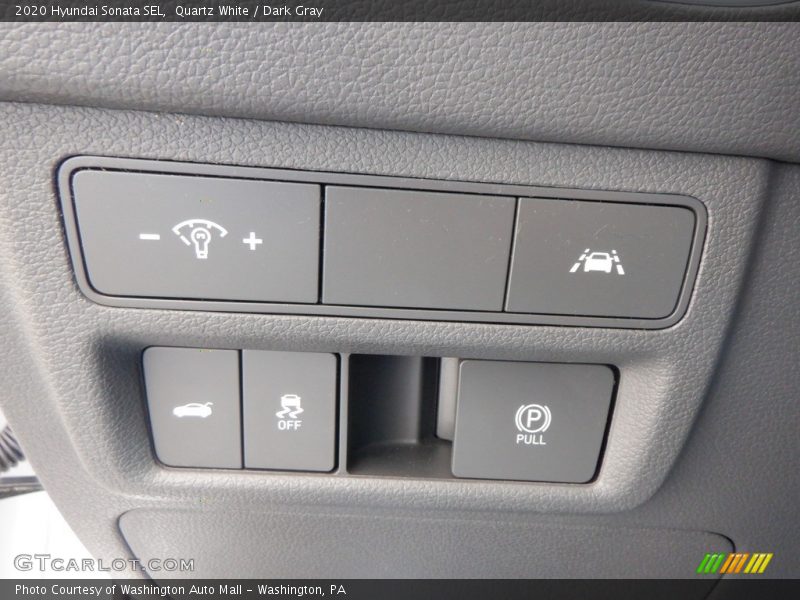 Quartz White / Dark Gray 2020 Hyundai Sonata SEL