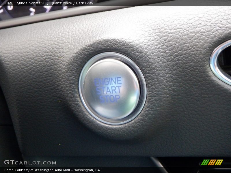 Quartz White / Dark Gray 2020 Hyundai Sonata SEL