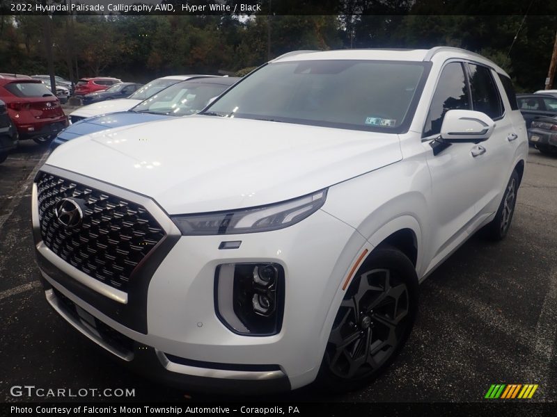 Hyper White / Black 2022 Hyundai Palisade Calligraphy AWD