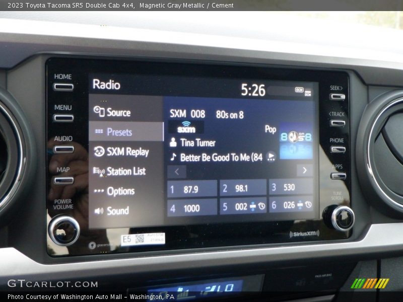 Audio System of 2023 Tacoma SR5 Double Cab 4x4