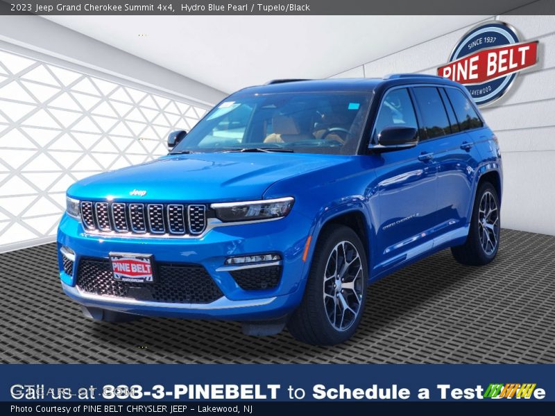 Hydro Blue Pearl / Tupelo/Black 2023 Jeep Grand Cherokee Summit 4x4