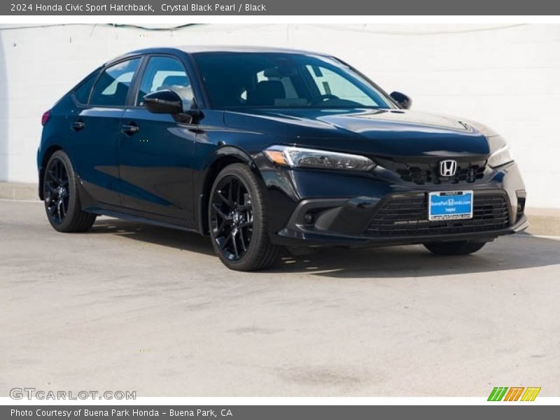  2024 Civic Sport Hatchback Crystal Black Pearl