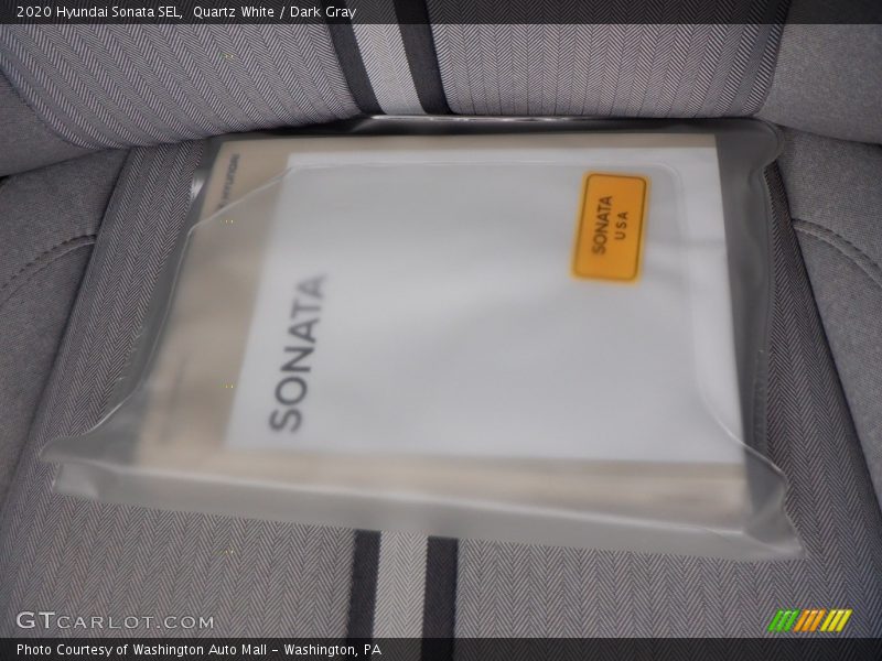 Quartz White / Dark Gray 2020 Hyundai Sonata SEL