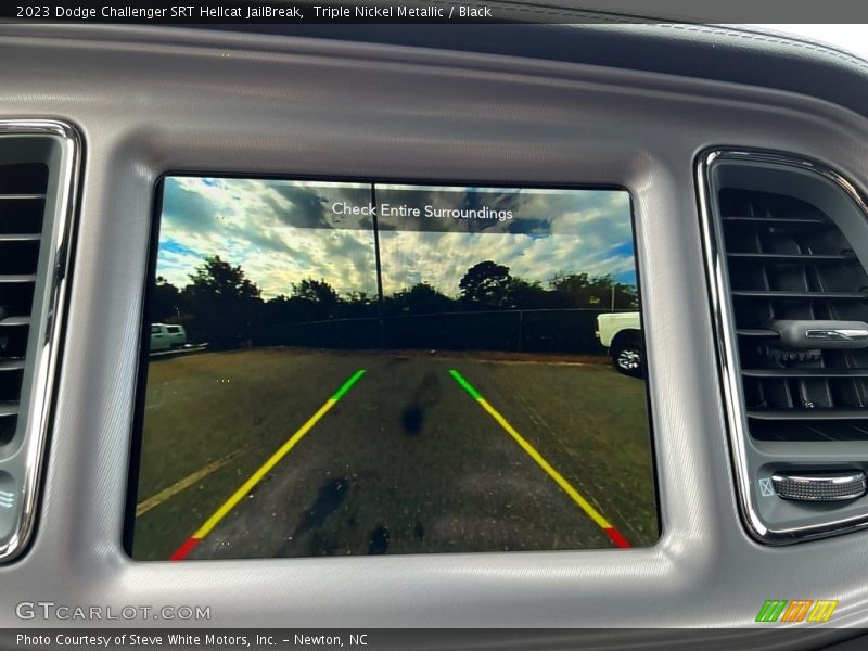 Triple Nickel Metallic / Black 2023 Dodge Challenger SRT Hellcat JailBreak