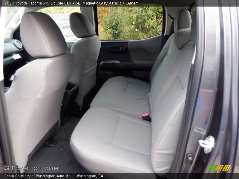 Rear Seat of 2023 Tacoma SR5 Double Cab 4x4