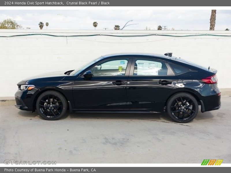  2024 Civic Sport Hatchback Crystal Black Pearl