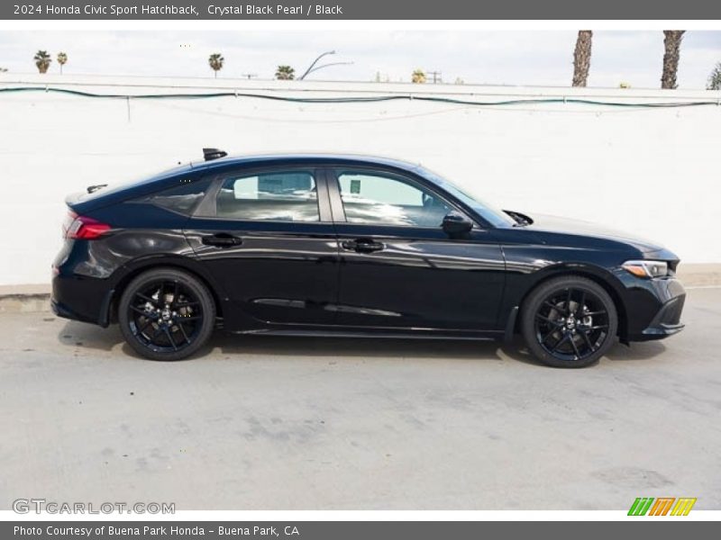  2024 Civic Sport Hatchback Crystal Black Pearl