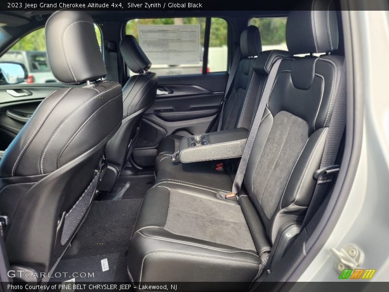 Rear Seat of 2023 Grand Cherokee Altitude 4x4