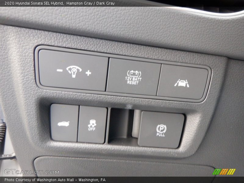 Hampton Gray / Dark Gray 2020 Hyundai Sonata SEL Hybrid