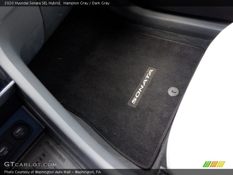 Hampton Gray / Dark Gray 2020 Hyundai Sonata SEL Hybrid