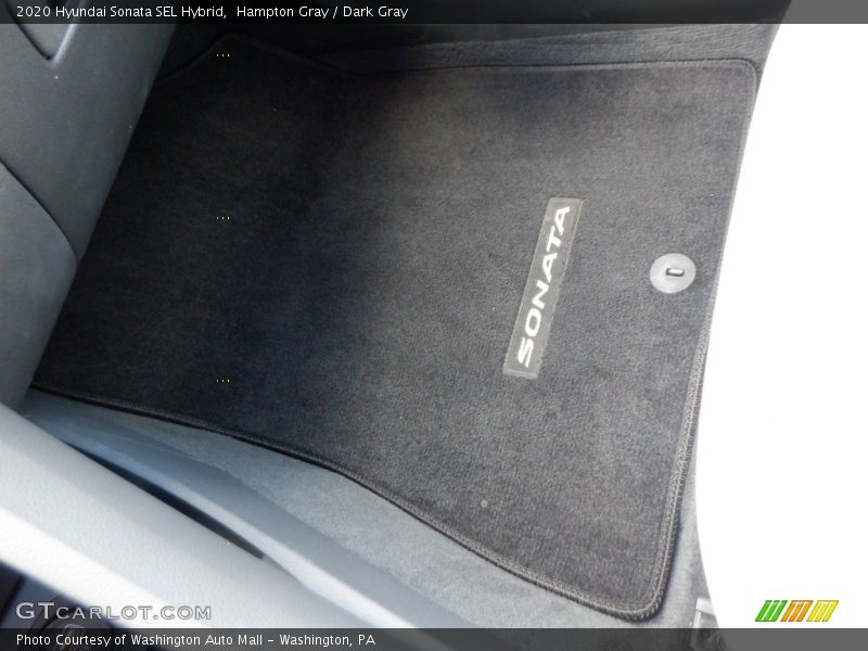 Hampton Gray / Dark Gray 2020 Hyundai Sonata SEL Hybrid