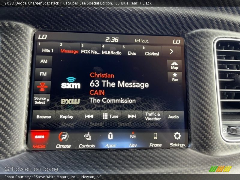 Audio System of 2023 Charger Scat Pack Plus Super Bee Special Edition