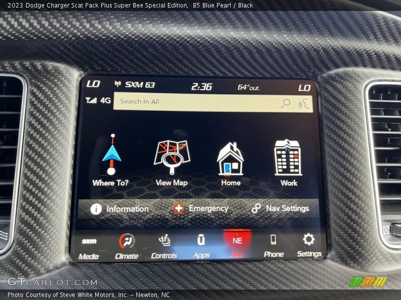 Controls of 2023 Charger Scat Pack Plus Super Bee Special Edition