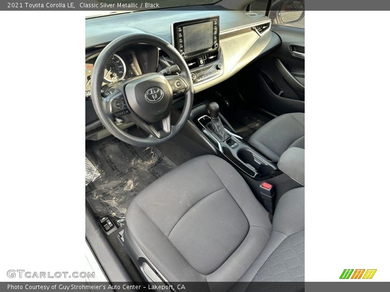 Classic Silver Metallic / Black 2021 Toyota Corolla LE